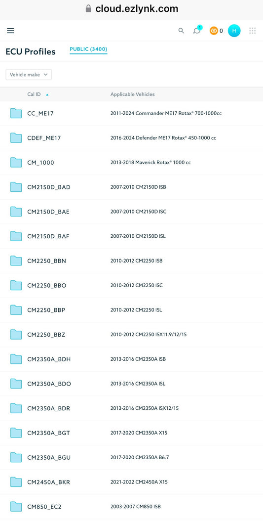 EZlynk Technician File Library
